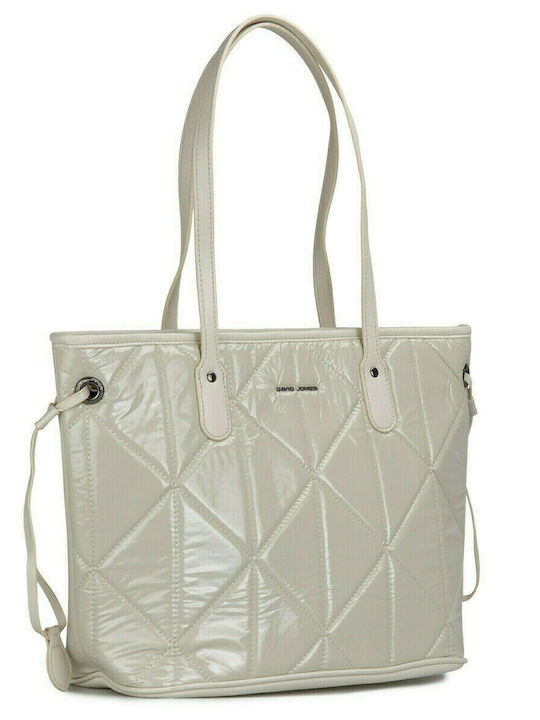 David Jones Square Woven Tote Handbag Boho Chic Accessory